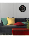 Citizen Gallery Red Accent Wall Clock - Black Dial - CC2014A