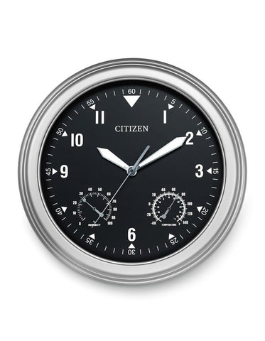 Citizen Outdoor Luminescent Clock - Hygrometer & Thermometer - Gray Dial - CC2017