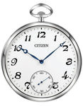 Citizen Gallery Silver-Tone Clock - Metallic Blue Hands - Seconds Sub-Dial - CC2029