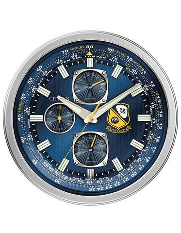 Citizen Gallery Indoor/Outdoor Blue Angels Replica Clock - Luminescent - CC2030