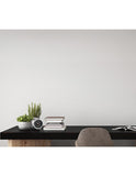 Citizen Workplace Round Silver-Tone Clock w/ Black Oak Base - Bluetooth Speaker - CC3000A