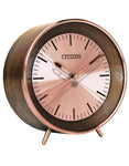 Citizen Workplace Chestnut Brown Clock w/ Rose Gold-Tone Accents - Bluetooth - CC3004
