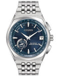 Citizen Mens Eco-Drive Satellite Wave - Blue Dial - Day/Date - World Time - 100m - CC3020-57L