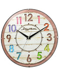 Rhythm Dazzle Wooden Wall Clock - CMG778NR07_778ffdaa-7d74-4484-afb5-7721d3201da0