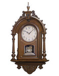 Rhythm WSM Elizabeth II Chiming Musical German Style Wall Clock - Walnut Case - CMH752_1af2f541-955e-4006-960e-7292897ccdbb