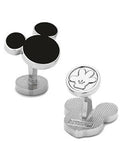 Disney Mickey Mouse Silhouette Cufflinks - Black Enamel - Silver-Tone - DN-MSILH-SL_6b44ea70-25a8-421b-ada1-cf65750cc377