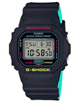 Casio G-Shock Classic Watch - Reezy Rasta Color - Afterglow - 200M - Alarm - DW5600CMB-1