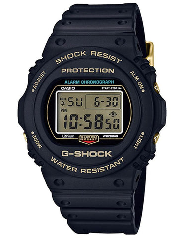 Casio G-Shock 35th Anniversary Original Watch - Black -Gold-tone Buckle -Digital - DW5735D-1B_5f238af2-4494-4cbe-be1c-6ebd2270afd5