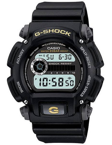 Casio Mens G-Shock Classic Core - Positive Digital Display - Rubber Strap - DW9052-1B