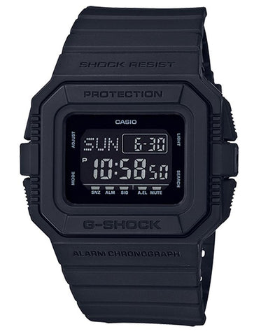 Casio G-Shock Classic Revival Watch - All Black - Afterglow - 200M - DWD5500BB-1