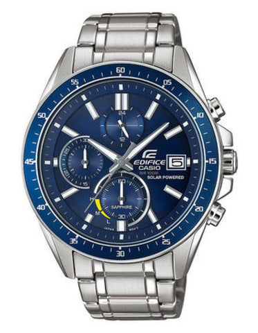 Casio Edifice EFSS510 Series Mens Watch - Chronograph - Blue Dial - Stainless - EFSS510D-2A