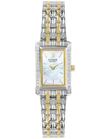 Citizen Quartz Swarovski Crystal Two-Tone Ladies Watch - Mother-of-Pearl Dial - EK1124-54D_b6119141-caab-4288-9964-bdac42eb81f5