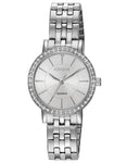 Citizen Quartz Ladies Watch - Stainless Steel - Crystal Bezel - Bracelet - EL3040-80A