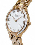 Citizen Eco-Drive Ladies Bella Diamond Dress Watch - Rose Tone - Embossed Dial - EM0123-50AA_7ab1dc8b-fc03-4bf3-a4d3-33f3efec6e59