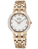 Citizen Eco-Drive Ladies Bella Diamond Dress Watch - Rose Tone - Embossed Dial - EM0123-50A_5d786e57-c87e-4697-aa2b-fa9027fa59f1