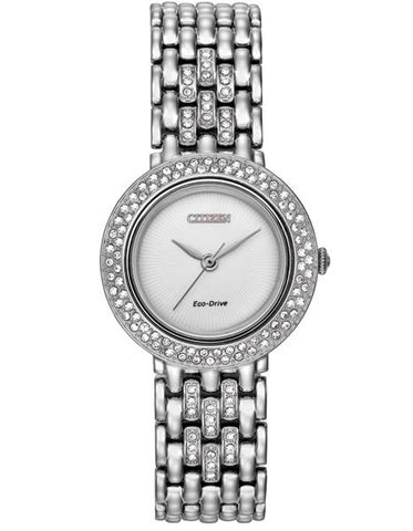 Citizen Ladies Eco-Drive Silhouette Crystal Gift Set - 3 Interchangeable Bezels - EM0260-67A_31a26beb-e934-42bc-8696-f61bf265f4a7