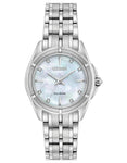 Citizen Womens Signature Prezia Diamond Watch - MOP Dial - Bracelet - 100m - EM0350-58D_e7b956ad-1c3a-4781-a227-3773759ebd46