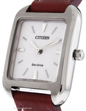 Citizen Eco-Drive Womens Chandler - Stainless Steel - Brown Strap - White Dial - EM0490-08AA_d49f9005-658d-4648-bf7c-45374dc6f638