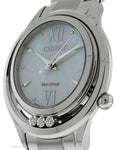 Citizen Eco-Drive Womens L Sunrise - Stainless - Diamond - Bracelet - MOP Dial - EM0510-53DA