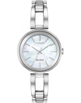 Citizen Eco-Drive Womens Axiom - Stainless Steel - Mother of Pearl - Bangle - EM0630-51D