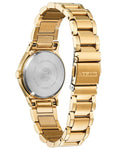 Citizen Eco-Drive Axiom Women's - Gold-Tone - Diamonds - Champagne Dial-Bracelet - EM0732-51PA