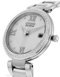 Citizen Signature Marne 49 Diamond Ladies Watch - Embossed White Dial - Steel - EO1100-57AA_2ce74632-6b27-487a-bf4e-a8390b481b7c