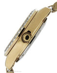 Citizen Quartz Gold-Tone Crystal Ladies Watch - MOP Dial - Bracelet - Day/Date - EQ0532-55DB