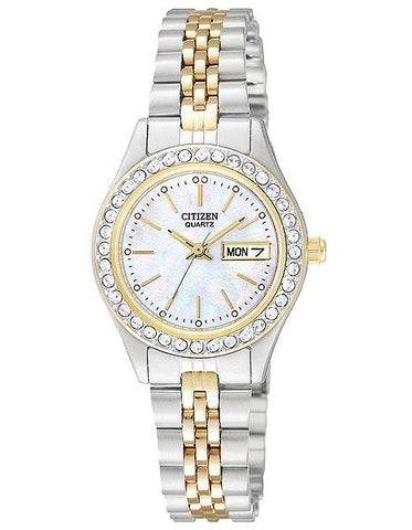 Citizen Quartz Two-Tone Crystal Ladies Watch - MOP Dial with Day/Date Display - EQ0534-50D_d5821cd2-897c-4df7-8f9f-c885115568f9