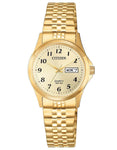 Citizen Quartz Womens Watch - Gold-Tone - Day/Date - Expandable Band - EQ2002-91P_d858086f-6732-4285-a2d1-3fdfa1a4300e