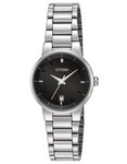 Citizen Quartz Ladies Watch - Black Dial - Steel Case and Bracelet - Date Window - EU6010-53E_7f52eab9-2602-448e-9b72-cb86c59aea4e