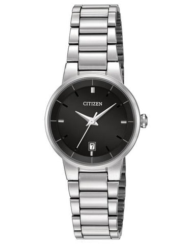 Citizen Quartz Ladies Watch - Black Dial - Steel Case and Bracelet - Date Window - EU6010-53E_7f52eab9-2602-448e-9b72-cb86c59aea4e