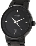 Citizen Womens Quartz SL - Black Case & Dial & Bracelet - Date - 50m - EU6017-54EA