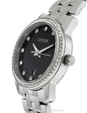 Citizen Quartz Ladies Swarovski Crystal Dress - Stainless Steel - Black Dial - EU6030-56EA_7e1d61db-fb3e-45ab-a82e-abc4bda144df