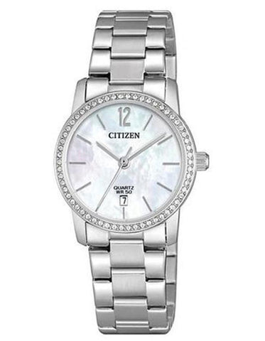 Citizen Quartz Womens Watch - Stainless Steel - Mother of Pearl - Crystals - EU6030-81D_97529da9-cbdc-4fe9-8977-a1565e42dd26