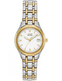 Citizen Ladies Silhouette Sport - Two-Tone - White Textured Dial - Date - EW1264-50A_b59b02c6-0e3e-43e2-88c4-976324954ca9