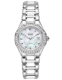 Citizen Ladies Signature Octavia 41 Diamond Dress Watch - Steel and Ceramic - EW2190-59D