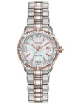 Citizen Womens Signature Arezzo Diamond Watch - MOP Dial - 100m - Two-Tone - EW2276-80D_c7476cad-44d6-4eb3-a56d-1c336b56833a