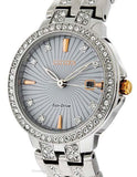 Citizen Eco-Drive Womens Watch - Swarovski Crystals - Stainless Steel - Date - EW2340-58AA