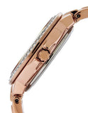 Citizen Eco-Drive Womens Watch - Swarovski Crystals - Rose Gold-Tone - Date - EW2348-56AB