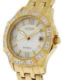 Citizen Ladies Eco-Drive Diamond Watch - White Dial - Gold Tone - Date - EW2362-55AA