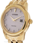 Citizen Womens Diamond Eco-Drive Watch - Gold-Tone Case & Bracelet - Date - EW2392-54AA_a6cac54e-a6f4-4859-86e3-33206cee310b