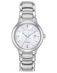 Citizen Ladies Eco-Drive Chandler Watch - Stainless Steel - MOP - Bracelet -Date - EW2520-56Y