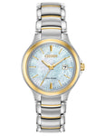 Citizen Ladies Eco-Drive Chandler Watch - Two-Tone - MOP - Bracelet - Date - EW2524-55N