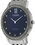 Citizen Eco-Drive Womens Silhouette Crystal Watch - Blue Dial - Bracelet - EX1480-58LA_7364a97a-cd4a-4b7e-94d2-2d8490b32d85