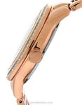 Citizen Eco-Drive Ladies Silhouette Crystal - Pink Gold-Tone Case & Bracelet - FD2013-50AB