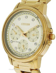 Citizen Womens Chandler Watch - Swarovski - Gold-Tone- Bracelet - Day/Date - FD2042-51PA_ffa6ff96-5a39-4450-9c26-e82072272d84