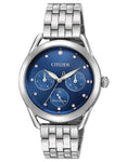 Citizen DRIVE LTR Womens Watch - Blue Dial - Bracelet - Crystal - Day/Date - FD2050-53L