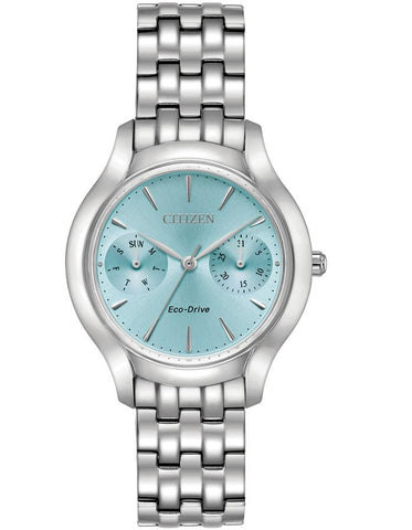 Citizen Eco-Drive Womens Silhouette - Stainless Bracelet - Blue Dial - Day/Date - FD4010-57L_15b7645c-dd4f-4174-b335-bc2419924bb9