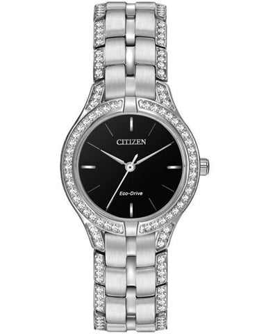 Citizen Ladies Silhouette Crystal Accented Case & Bracelet - Black Dial - FE2060-53E_477fbcea-f082-4bca-9a11-6d3bd4467e23