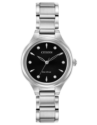 Citizen Ladies Eco-Drive Corso Watch - Stainless Steel - Diamonds - Bracelet - FE2100-51E_7bf5c34b-a5ea-4e4d-8af6-9be3c4d47c1c